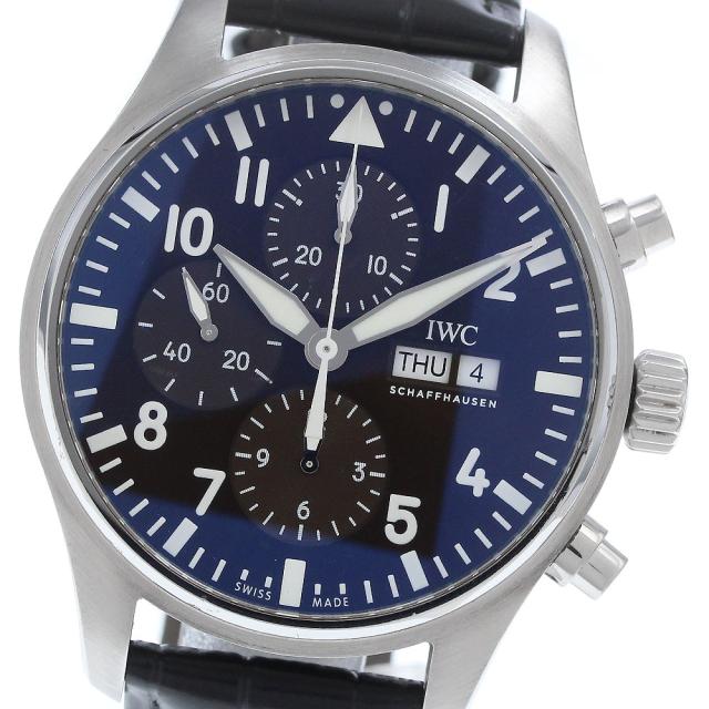 IWC IWC SCHAFFHAUSEN IW377713 パイロットウォッチ アントワーヌ ド サンテグジュペリ クロノグラフ 自動巻き メンズ 保証書付き_934207 266,310円