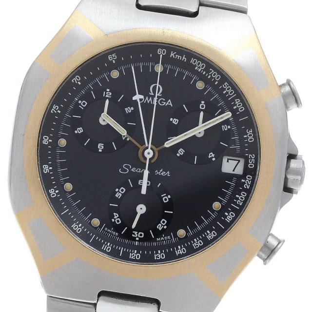 オメガ OMEGA シーマスター ポラリス クロノグラフ クォーツ メンズ 良品 _936234