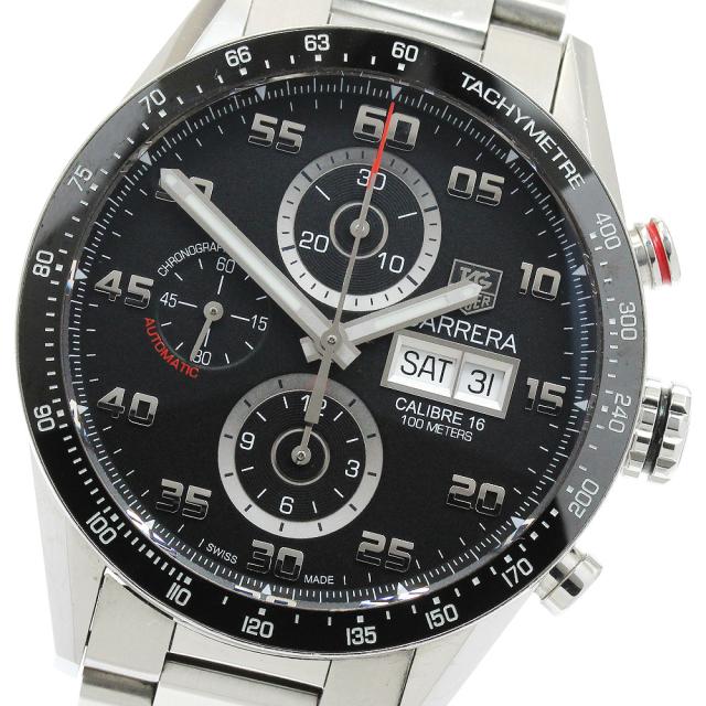 ジャンク タグホイヤー TAG HEUER CV2A1R カレラ キャリバー16 クロノグラフ 自動巻き メンズ _917438
