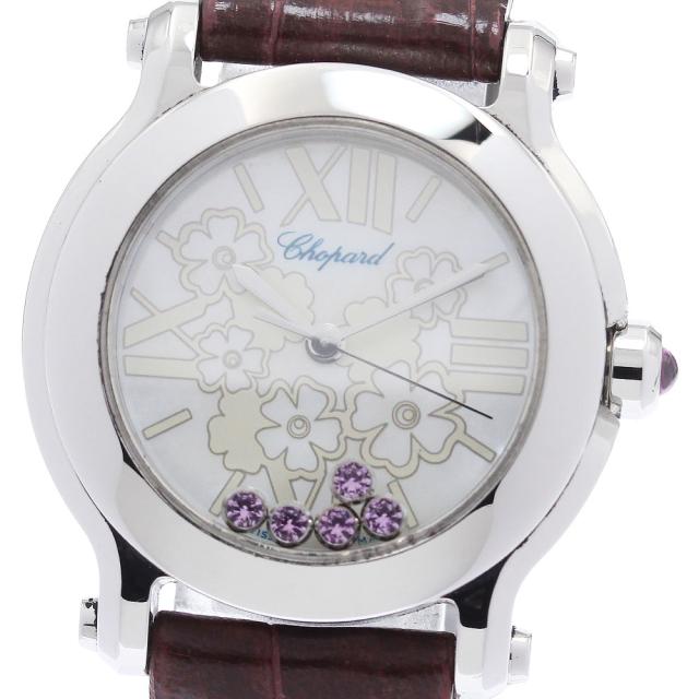 ショパール Chopard 8509 ハッピースポーツ ピンクサファイア クォーツ レディース _936345 147,400円