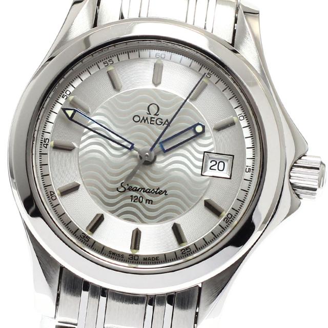 オメガ OMEGA 2571.31 シーマスター120 デイト クォーツ レディース 良品 _938610