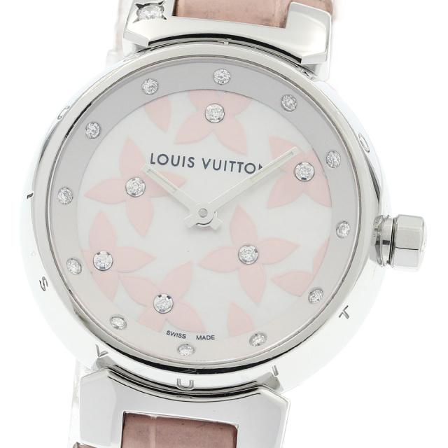 ルイ・ヴィトン LOUIS VUITTON Q121H タンブール ラブリーダイヤ クォーツ レディース 良品 _934482