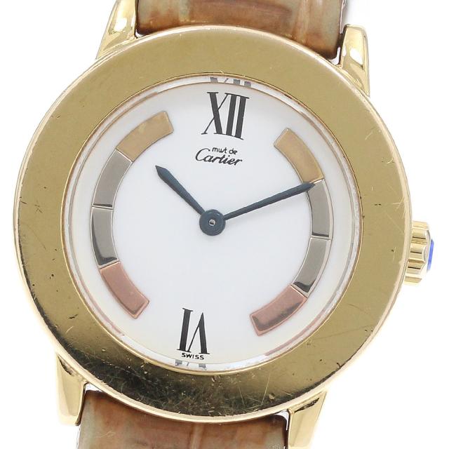 カルティエ CARTIER W1009143 マストロンド ヴェルメイユ クォーツ レディース 保証書付き_937435