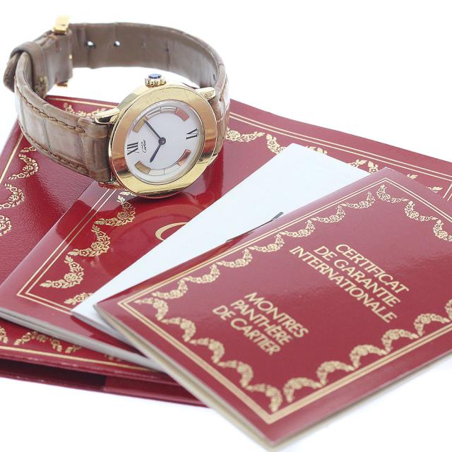 カルティエ CARTIER W1009143 マストロンド ヴェルメイユ クォーツ レディース 保証書付き_937435_1