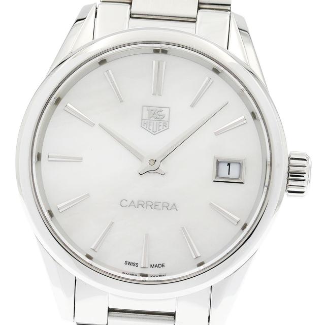 タグホイヤー TAG HEUER WAR1311 カレラ デイト クォーツ レディース 良品 箱・保証書付き_934773