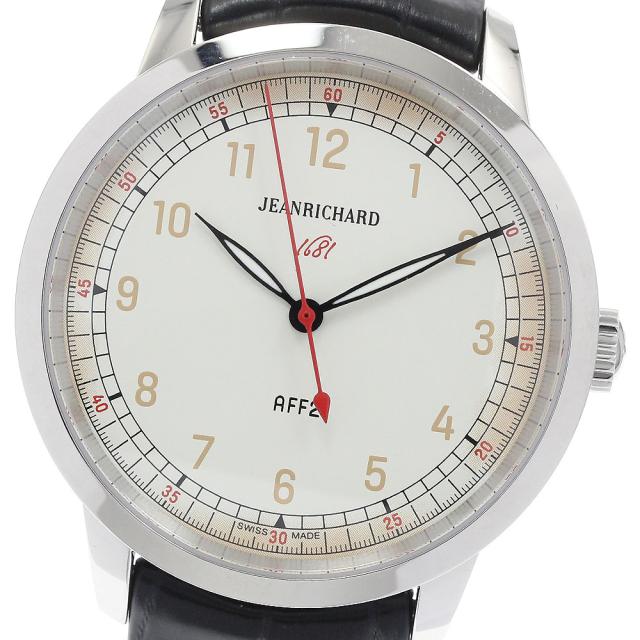 ジャンリシャール JEANRICHARD 60300-11-711-AA6 ロンド 1681 自動巻き メンズ 極美品 _937412