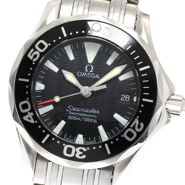 オメガ OMEGA 2282.50 シーマスター300 デイト クォーツ レディース 保証書付き_939150
