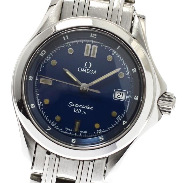 オメガ OMEGA 2571.80 シーマスター120 デイト クォーツ レディース 箱・保証書付き_920194 59,268円
