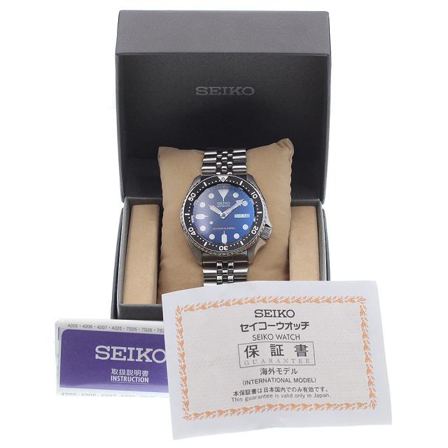 セイコー SEIKO 7S26-0020 ダイバーズ ブラックボーイ 逆輸入モデル デイデイト 自動巻き メンズ 内箱・保証書付き_938573_1