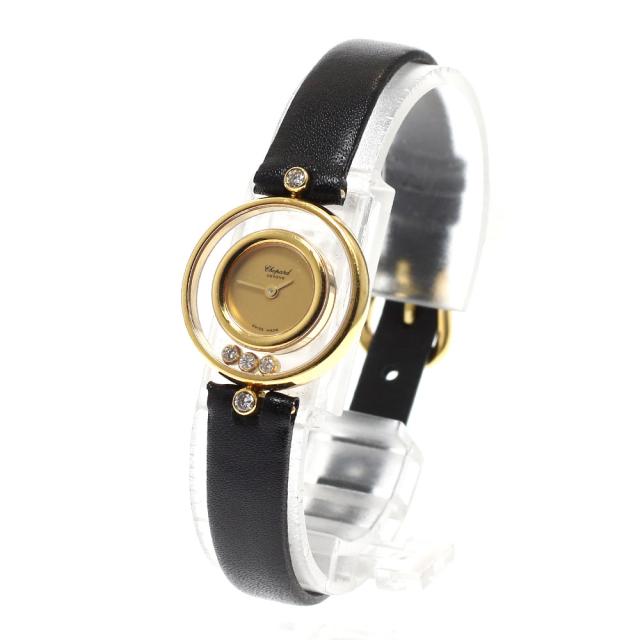 ショパール Chopard 20/4802 ハッピーダイヤモンド K18YG 3Pダイヤ クォーツ レディース _698886_1