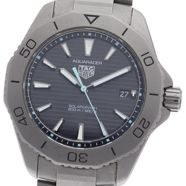 タグホイヤー TAG HEUER WBP1180 アクアレーサー プロフェッショナル200 ソーラーグラフ ソーラー メンズ 良品 箱・保証書付き_938294