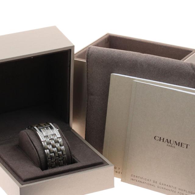 ショーメ Chaumet W19631-35B ケイシス スタークリスタル サイドダイヤ クォーツ レディース 内箱・保証書付き_939306_1