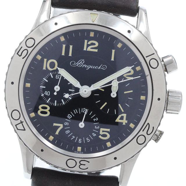 訳あり ブレゲ Breguet 3800 アエロナバル TYPEXX クロノグラフ 自動巻き メンズ _866582
