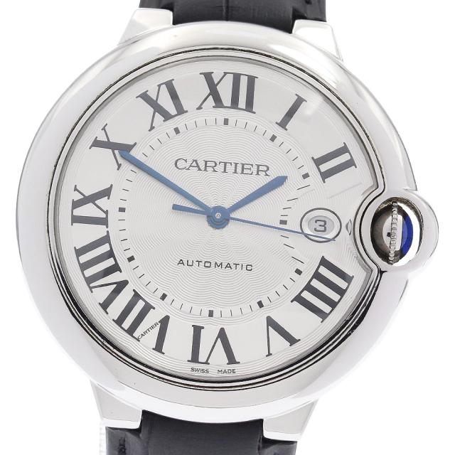 カルティエ CARTIER W69016Z4 バロンブルー 42mm デイト 自動巻き メンズ _933812