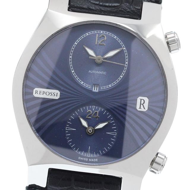 レポシ REPOSSI R8 コンテンポラリーシリーズ デイト 自動巻き メンズ 箱付き_935358