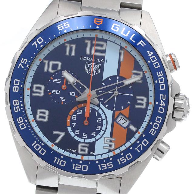 タグホイヤー TAG HEUER CAZ101AT.BA0842 フォーミュラ1 ガルフ スペシャルエディション クォーツ メンズ 箱・保証書付き_939340