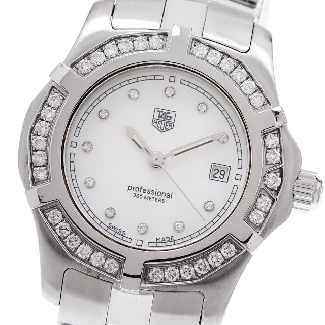 タグホイヤー TAG HEUER WN131J-0 2000 エクスクルーシブ デイト 11P ダイヤベゼル クォーツ レディース 良品 _932171