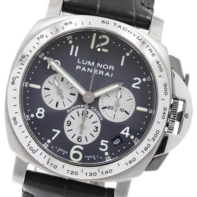 パネライ PANERAI PAM00121 ルミノール クロノグラフ デイト 自動巻き メンズ 箱・保証書付き_938922