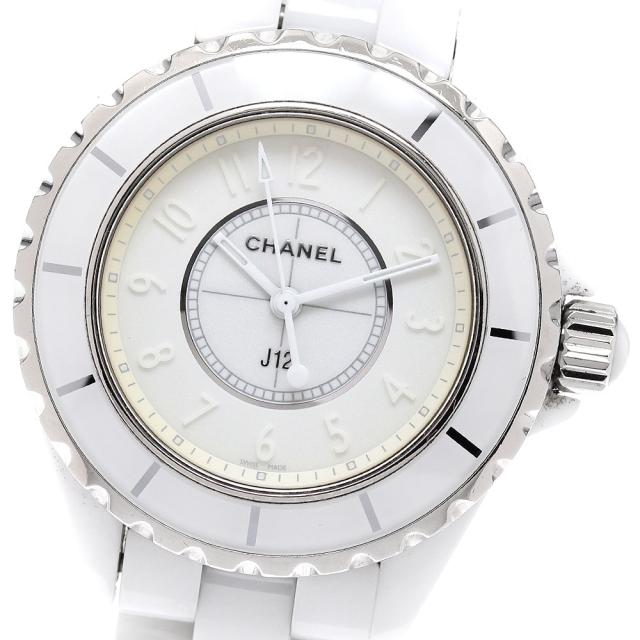 シャネル CHANEL H3442 J12 ホワイトファントム 33MM クォーツ レディース _940273