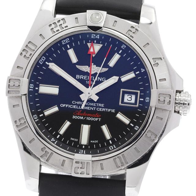 ブライトリング BREITLING A32390 アベンジャーII GMT デイト 自動巻き メンズ 保証書付き_940351【ev10】 162,360円