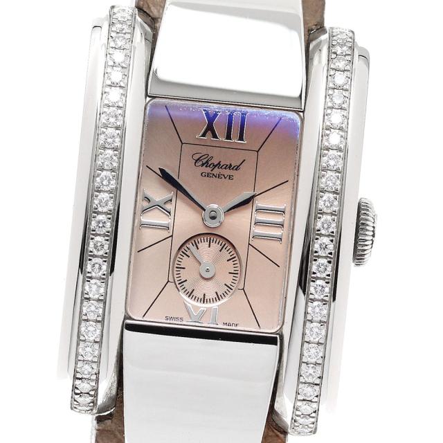 ショパール Chopard 41/8412 ラ・ストラーダ サイドダイヤ クォーツ レディース 保証書付き_937957