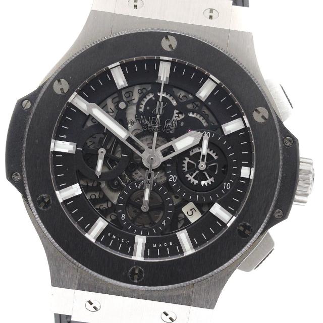 ウブロ HUBLOT 311.SM.1170.GR ビッグバン アエロバン クロノグラフ 自動巻き メンズ 良品 保証書付き_941892