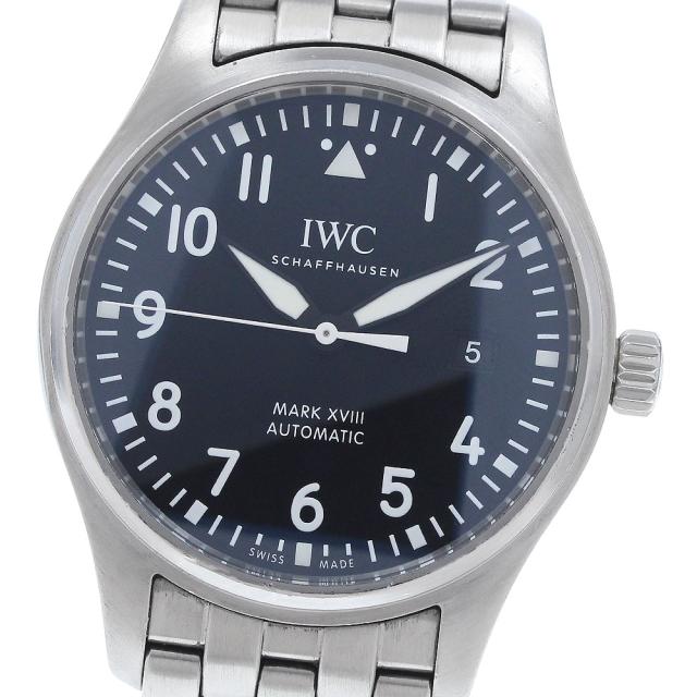IWC IWC SCHAFFHAUSEN IW327011 パイロットウォッチ マークXVIII デイト 自動巻き メンズ 保証書付き_940386