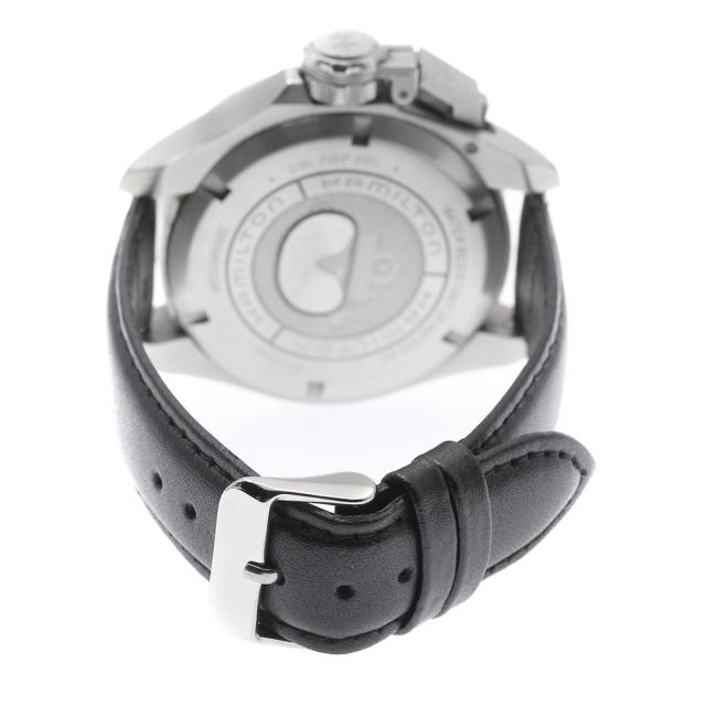 ハミルトン HAMILTON H777250 フロッグマン カーキ ネイビー デイト 自動巻き メンズ _941161_2