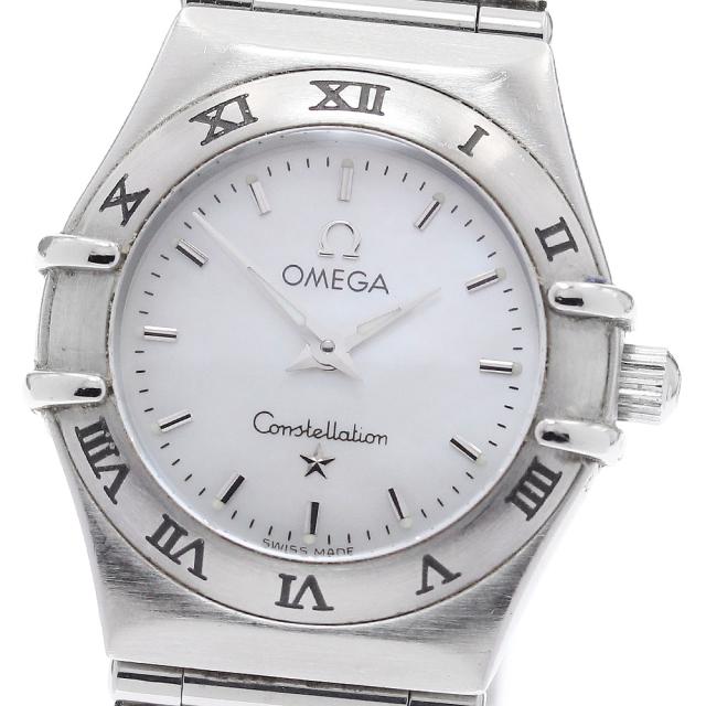 オメガ OMEGA 1562.71 コンステレーション シェル文字盤 クォーツ レディース _942846