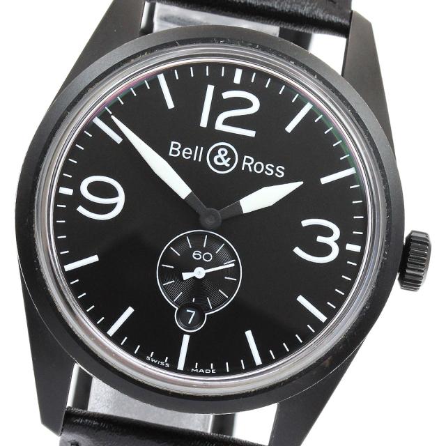 ベル＆ロス Bell＆Ross BR123-95-SC ヴィンテージ スモールセコンド デイト 自動巻き メンズ 良品 _942526
