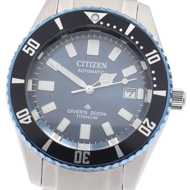 シチズン CITIZEN 9051-A5XNB05/NB6026-56L プロマスター マリーンシリーズ メカニカルダイバー 35周年記念 自動巻き メンズ 美品 _943241