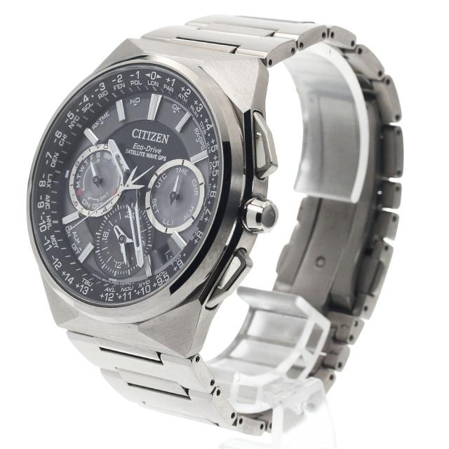 シチズン CITIZEN CC9008-50E/F900-S111641 サテライトウェーブ エコドライブ GPS デイト ソーラー電波 メンズ 良品 箱・保証書付き_941819_2