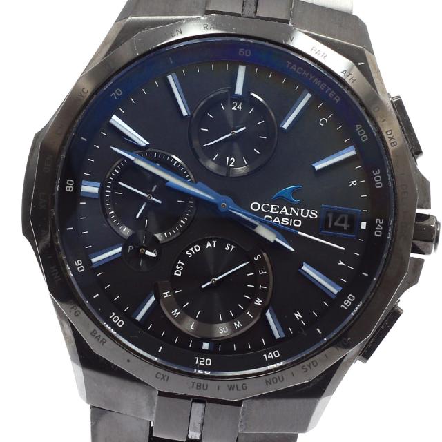 カシオ CASIO OCW-S5000B-1AJF オシアナス マンタ ソーラー電波 メンズ _942305