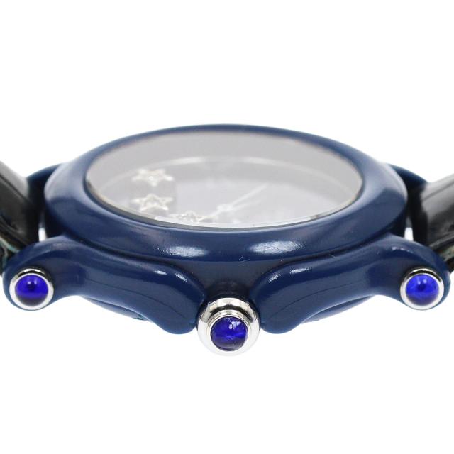 訳あり ショパール Chopard 27/7778 ハッピースター 3Pダイヤ デイト クォーツ レディース _942603