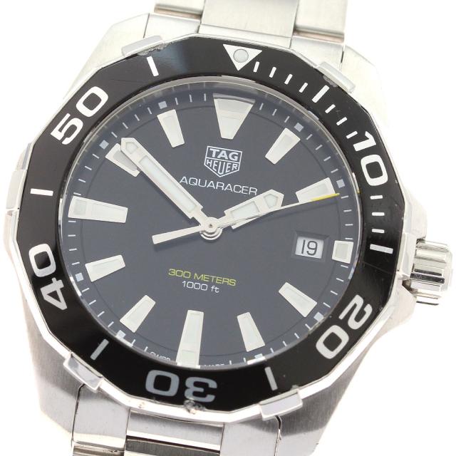 タグホイヤー TAG HEUER WAY111A アクアレーサー デイト クォーツ メンズ _938660