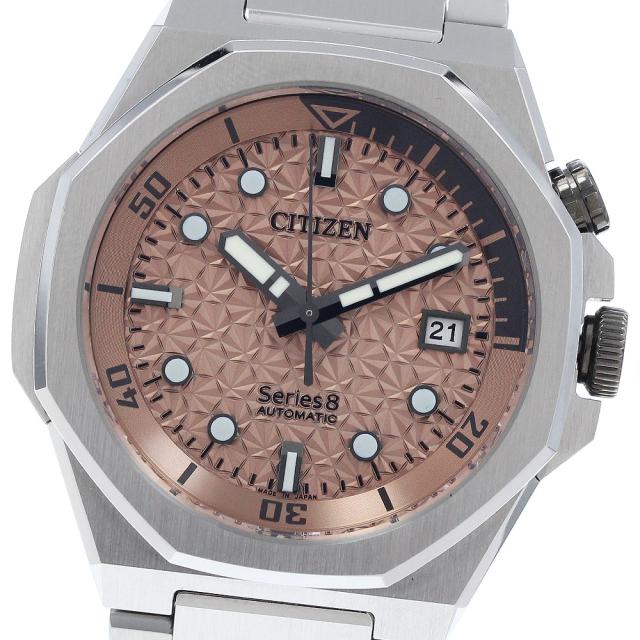 シチズン CITIZEN NB6066-51W/9051-009KM03 シリーズエイト 世界限定1700本 デイト 自動巻き メンズ 美品 _943976