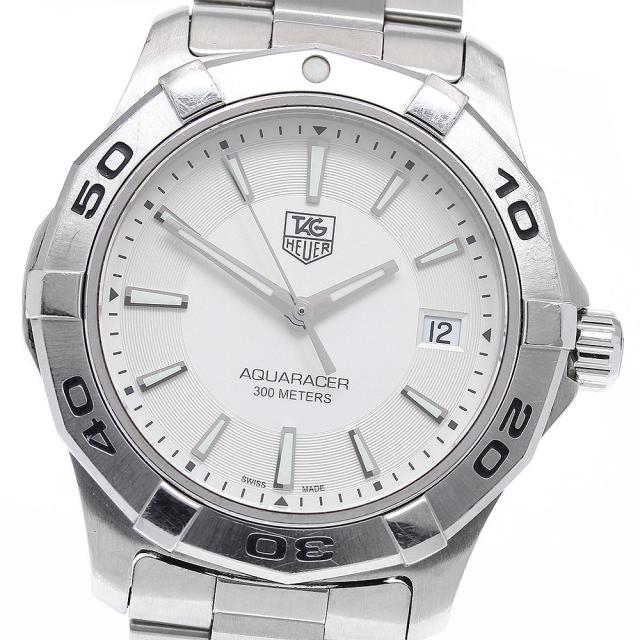 タグホイヤー TAG HEUER WAP1111 アクアレーサー デイト クォーツ メンズ 保証書付き_934759