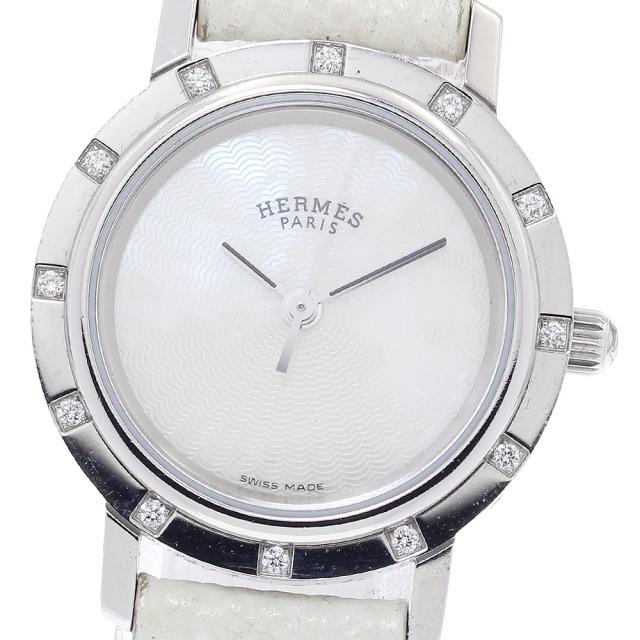 エルメス HERMES CL4.230 クリッパー ナクレ クォーツ レディース _943106