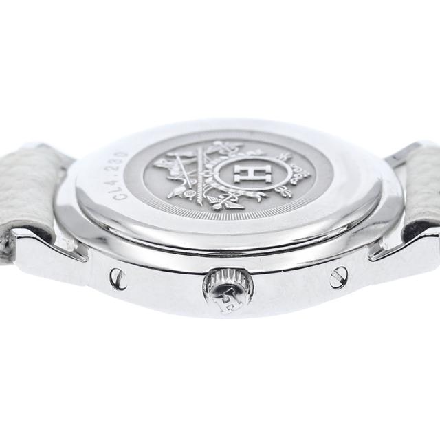 エルメス HERMES CL4.230 クリッパー ナクレ クォーツ レディース _943106