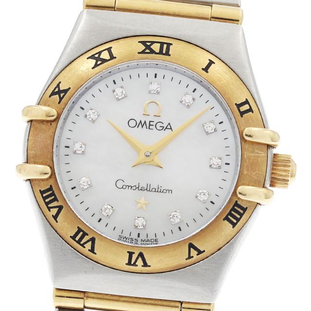 オメガ OMEGA 1262.75 コンステレーション 12Pダイヤ フルバー クォーツ レディース _935836