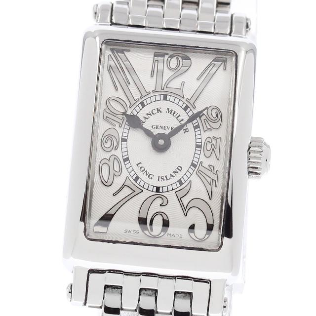 フランクミュラー FRANCK MULLER 802QZRELAC ロングアイランド プティ レリーフ クォーツ レディース 美品 箱・保証書付き_943380