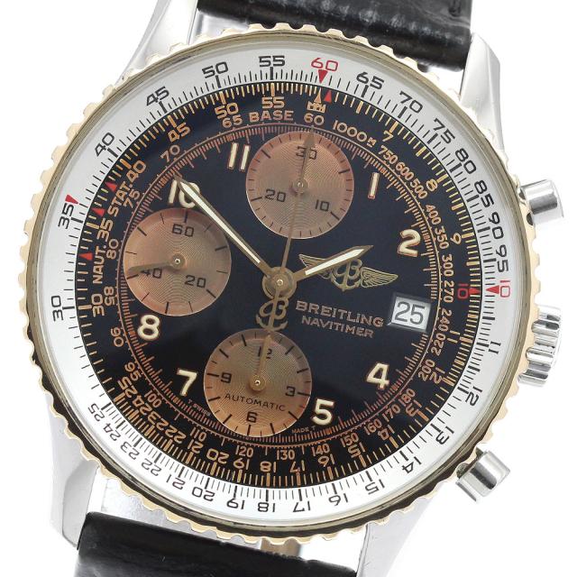 ブライトリング BREITLING D13022 オールドナビタイマー クロノグラフ デイト 自動巻き メンズ _944009