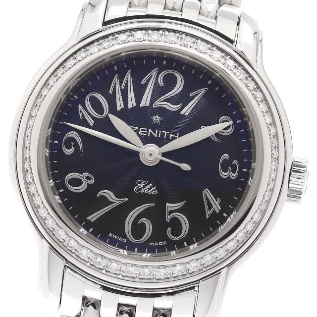 ゼニス ZENITH 16.1220.67 ベイビースター ダイヤベゼル 自動巻き レディース 良品 _939567