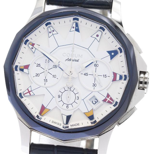 コルム CORUM 01.0096 アドミラルズカップ レジェンド42 クロノグラフ 自動巻き メンズ _943797