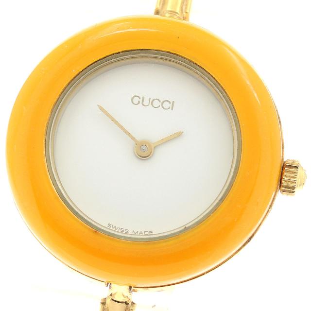 グッチ GUCCI 11/12.2 チェンジベゼル クォーツ レディース 内箱付き_944209