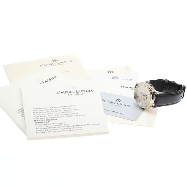モーリス・ラクロア Maurice Lacroix MP6347 マスターピース YGベゼル トリプルカレンダー 自動巻き メンズ 保証書付き_936083_1