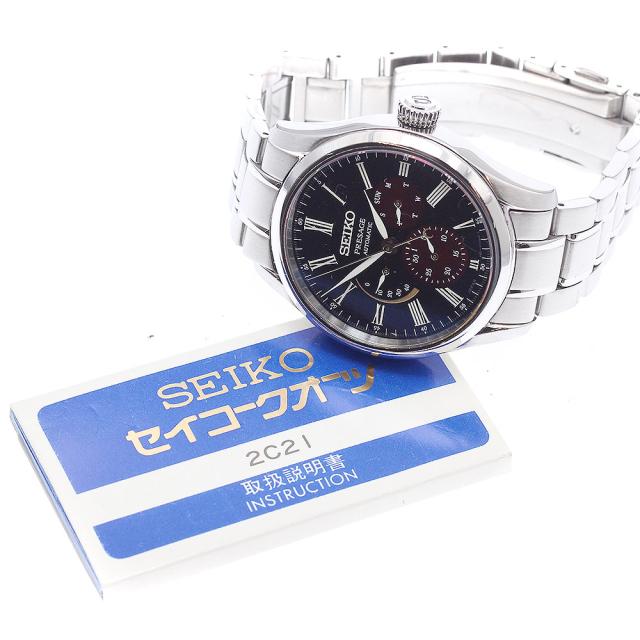 セイコー SEIKO SARW045/6R21-01F0 プレサージュ 漆・白檀塗限定モデル パワーリザーブ 自動巻き メンズ _941987_1
