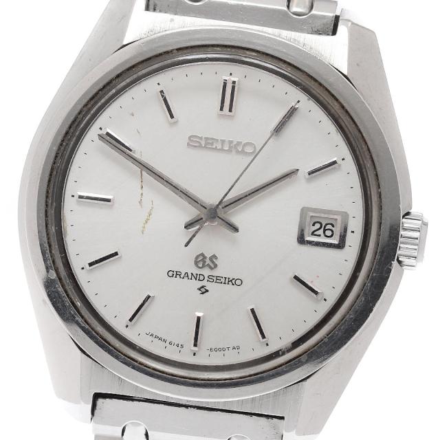 訳あり セイコー SEIKO 6145-8000 グランドセイコー デイト 自動巻き メンズ _943064