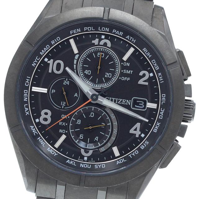 シチズン CITIZEN AT8166-59E アテッサ エコドライブ デイデイト ソーラー電波 メンズ 保証書付き_942267