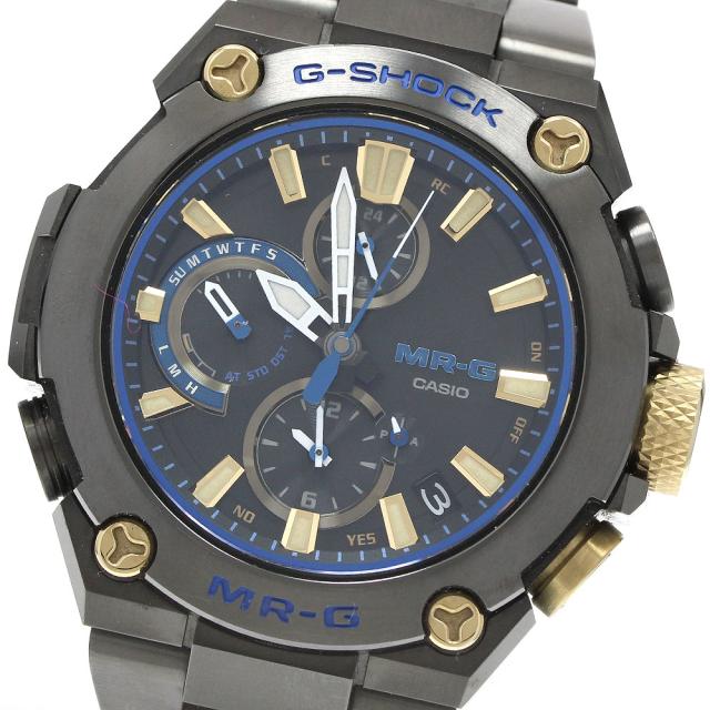 カシオ CASIO MRG-B1000BA-1AJR MR-G 勝色 Bluetooth ソーラー電波 メンズ 美品 内箱・保証書付き_946632
